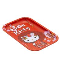 Metal Rolling Tray - Hello Kitty 'Red Kimono' - 27.5 x 17.5 cm