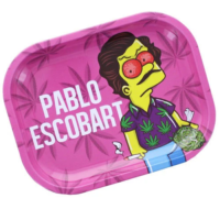 Metal Rolling Tray - Pablo Escobart - 14 x 18cm