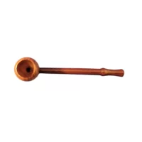 R11P2 Plain Rosewood pipe with oval bowl, 10cm