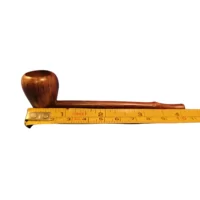 R11P2 Plain Rosewood pipe with oval bowl, 10cm