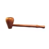 R11P2 Plain Rosewood pipe with oval bowl, 10cm